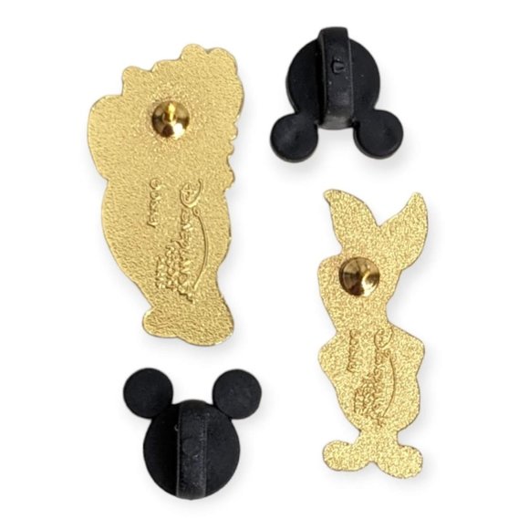 Winnie the Pooh Disney Paris Pins: Thoughtful Pooh and Happy Piglet - Picture 3 of 4